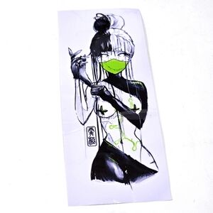 🆕️🆑 Demon Nurse Anime Decal | Let Me Get My Gloves On First Waterproof Sticker